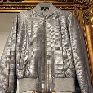 VERSACE VJC SILVER LUREX JACKET